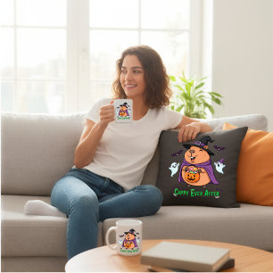 Grappige Spooky Capybara Hot Cocoa Halloween Koffiemok