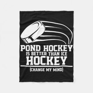 Grappige sport vijverhockeyspeler (3) fleece deken