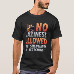 Grappige sportschool voor eigenaren van Duitse her T-shirt