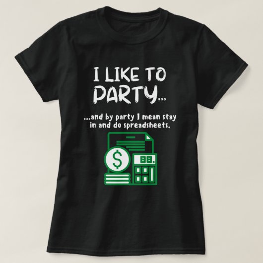Grappige spreadsheet Ik hou van feestdata Nerd Gra T-shirt (Design voorkant)