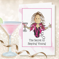 Grappige spreuk Etnische vrouw Vrouwelijke verjaar