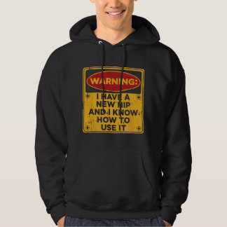 Grappige spreuk heupoperatie hersteltijd cadeau He Hoodie