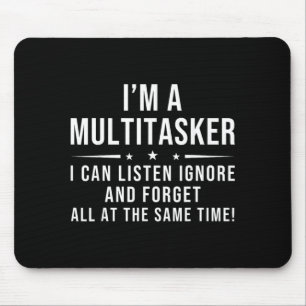 Grappige spreuk humoristische multitask grapige ui muismat