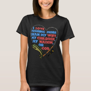 Grappige Spreuk-Meester Aasvogel Vissen Vissers Ma T-shirt