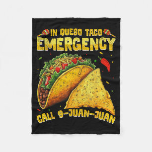 Grappige spreuk meme cinco de mayo mexicaanse taco fleece deken