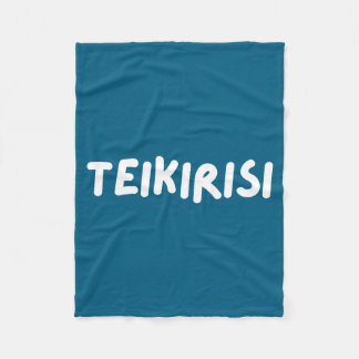 Grappige Spreuk Neem het Leven Licht Teikirisi Spa Fleece Deken