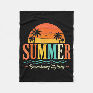 Grappige Spreuk Quote Leraar Zomer Herinneren Waar Fleece Deken