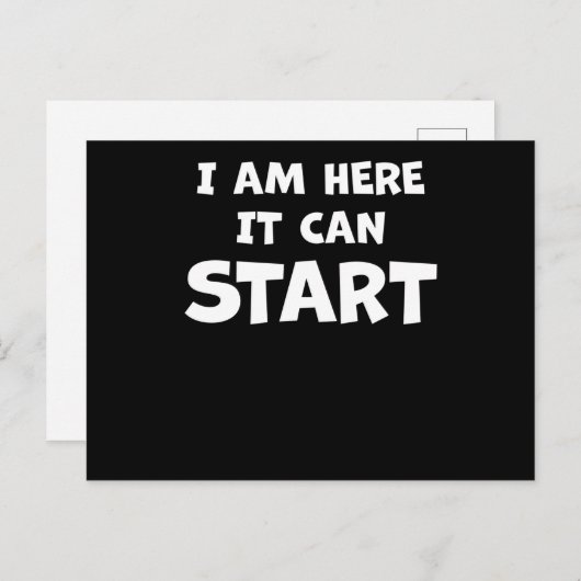 Grappige Spreuk Stoute Pret Sarkasme Ironie Grapje Briefkaart (Voorkant / Achterkant)