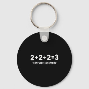 Grappige Spreuk Verward Schreeuwende Wiskunde Scho Sleutelhanger