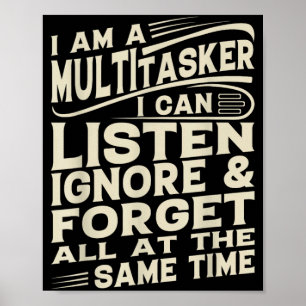 Grappige Spreuken Kunst voor Sarcasische Mensen Ma Poster