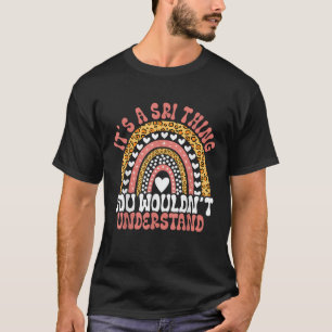 Grappige Sri Naam Luipaard Grappig Sri Verjaardag T-shirt