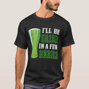 Grappige St. Patrick Dag die Bieren het Groene T-shirt