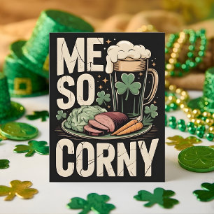 Grappige St. Patrick's Dag Bierkaart Feestdagenkaart