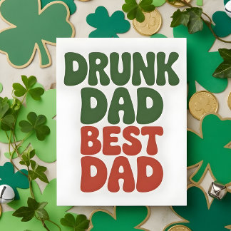 Grappige St. Patrick's Dag Drankkaart Feestdagenkaart