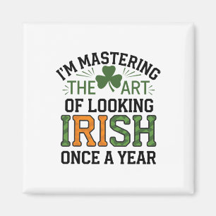 Grappige St. Patrick's Dag Ierse trots klaveren ge Magneet