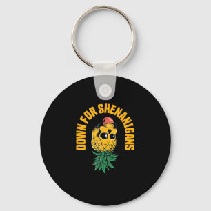 Grappige St Patrick's Day Down voor Shenanigans Sw Sleutelhanger