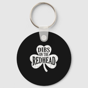 Grappige st patricks day Ierse shamrock dibs op de Sleutelhanger