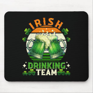 Grappige St Patricks Day Irish Beer Drink Team IRE Muismat