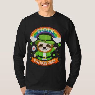Grappige St Patrick's Day luiaard is mijn T-shirt