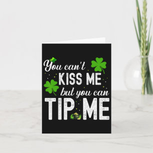 Grappige St Patricks Day serveerster Byrtender obe Kaart