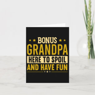 Grappige stap opa bonus opa kaart