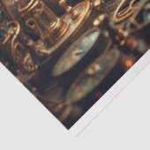 Grappige Steampunk Victoriaans Chipmunk Decoupage Tissuepapier (Detail)