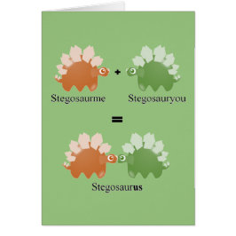 grappige stegosauruskaart