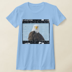 Grappige Stekelkop Arend Boze Gezichten Filmstrook T-shirt