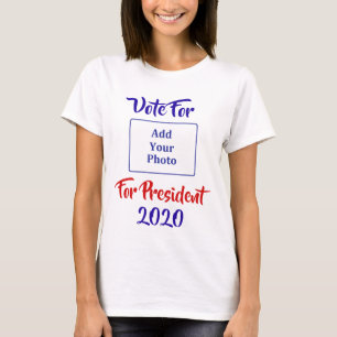 Grappige stem voor (voeg je foto toe) Verkiezing 2 T-shirt