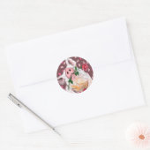 Grappige Sticker met Gentleman Pig - Love (Envelop)
