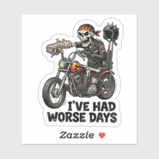 Grappige Sticker voor Motorrijders - Weg Reaper Do