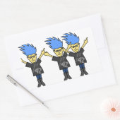 Grappige stickers doen geen paniek (Envelop)