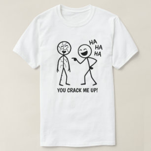 Grappige Stickman Unisex T-shirt
