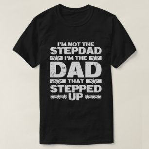 Grappige stiefvader papa die de bonus papa heeft o t-shirt