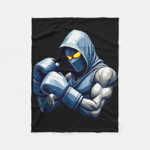 Grappige stijl boksen Ninja Boxer Geweldig voor e Fleece Deken