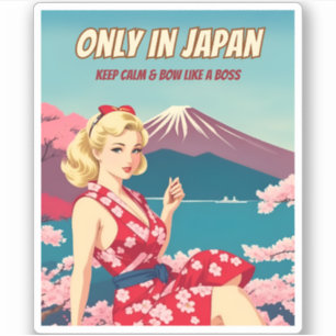 Grappige Stijl Japan Toerisme Gaijin Humor Sticker