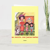 Grappige stijl Moederdag Kaart (Achterkant)