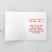 Grappige stijl Moederdag Kaart (Binnen)