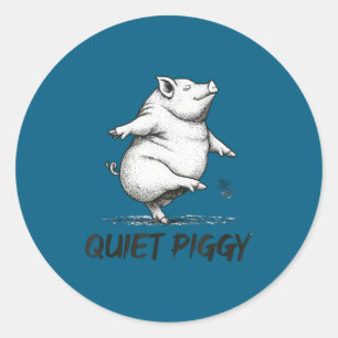 Grappige Stille Ggy, Ggy Citaat, Ggy Uitdrukking, Ronde Sticker