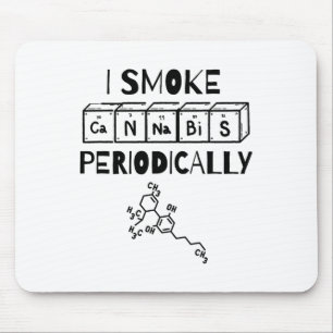 Grappige Stoner Dag Periodiek Systeem Wetenschap T Muismat