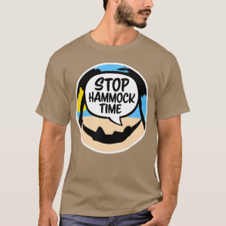 Grappige Stop Hangmat Relaing Slaap Camping fam T-shirt