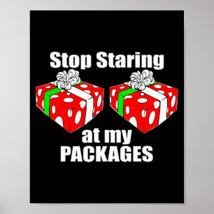 Grappige Stoute Kerst Vies Kerstfeest Poster