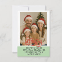 Grappige Stoute Stempel Familie Kerstmis