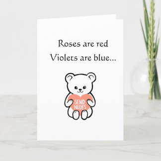 grappige stoute valentijn feestdagen kaart