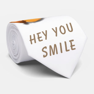 Grappige Stropdas met Happy Ducks - Smile