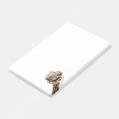 Grappige Struisvogel Post-it® Notities Notes (Schuin)