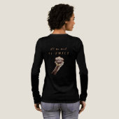 Grappige Struisvogel Tri-Blend Shirt (Achterkant)