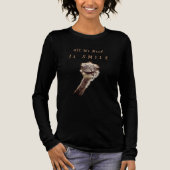 Grappige Struisvogel Tri-Blend Shirt (Voorkant)