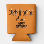 Grappige Student Graduation Party Traffic Kegelgra Blikjeskoeler (Achterkant)