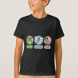 Grappige subtiele politieke humor kikker libel sch t-shirt